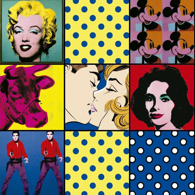 Pop Art Peel & Stick Wallpaper N011026