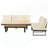 Versatile Outdoor Sofa Set with Adjustable Seats and Multiple Functional Tables-1543714089
