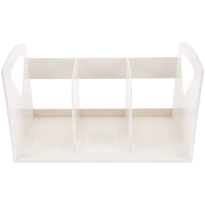 Simple Three Lattice Bookshelf Creative Practical Portable Storage Bookshelf
