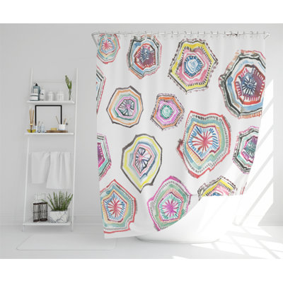 Karla Polyester Shower Curtain Set
