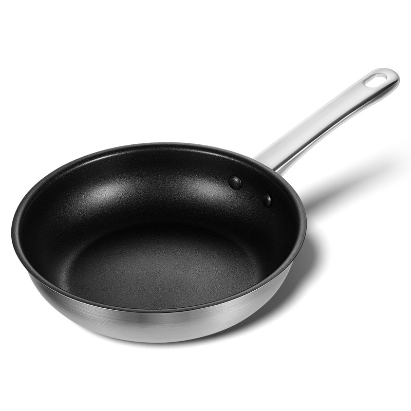 Poêle à frire antiadhésive CS KOCHSYTEME, Noir / argenté, 8"