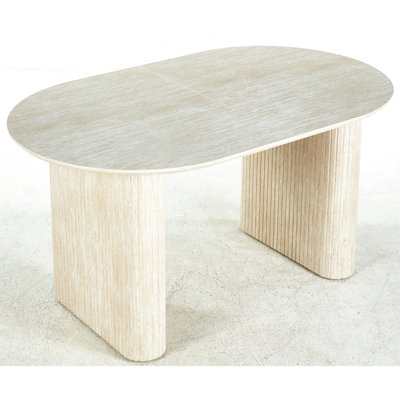 Pedestal Dining Table With Extensible Legs, Simple Assembly, Comfortable And Stylish For 4 - 6 People Legs Table, Assembly Family Office Use