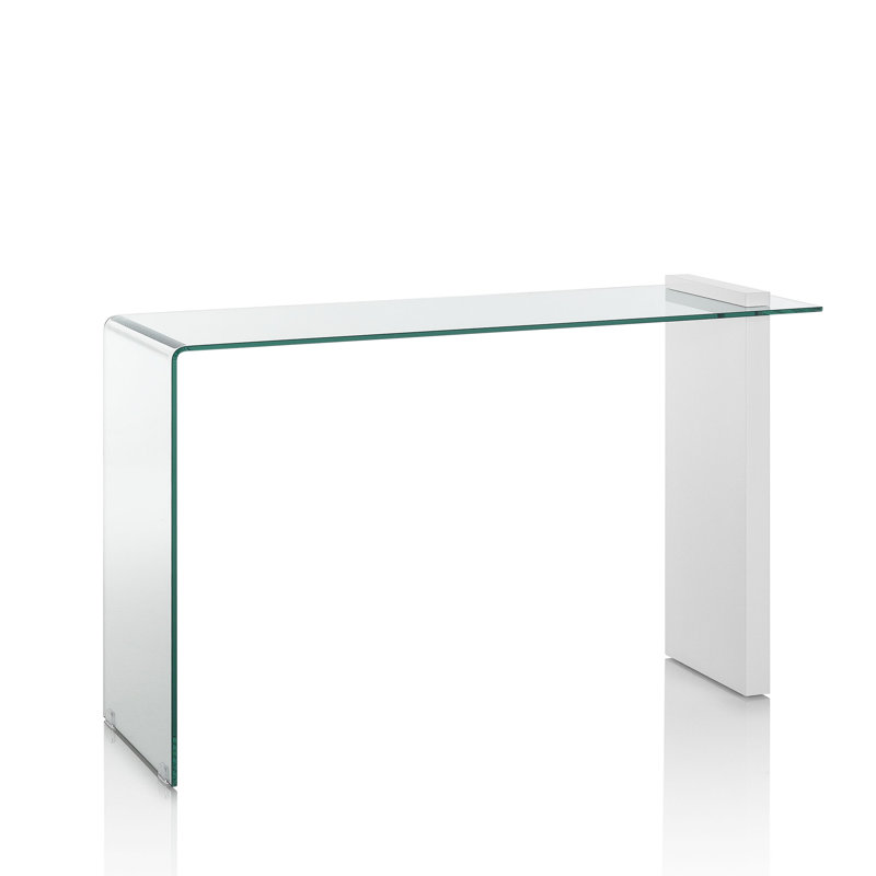 Frostley 120cm Glass Top Console Table