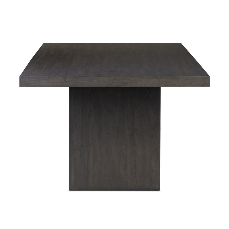 Matthes Dining Table, Smoked Black