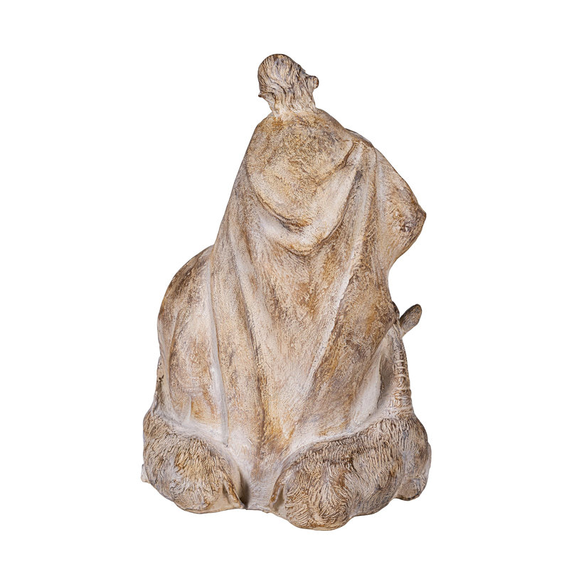 Statue de jardin en résine Heavenly Family, H 11,5 po