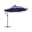 10 pi. Parasol en porte-à-faux éclairé avec manivelle-258938094