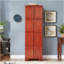 Armoire de rangement haute 72,4 "avec 8 portes et 4 tablettes, bibliothèque, salon, cuisine, salle à manger, armoire de rangement autoportante, cerisier-1569508628