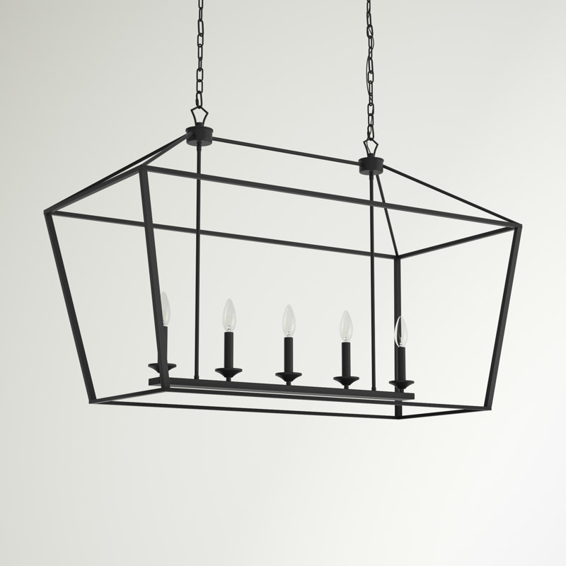Lustre géométrique à 5 lumières Grantsville