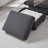 86" Linen Upholstered Sofa with a Movable Storage Ottoman, Underseat Storage and 2 Flip-up Armrests-117792575
