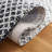 Micro-Loop Hand Tufted Wool And Cotton Geometric Rug-1430299661