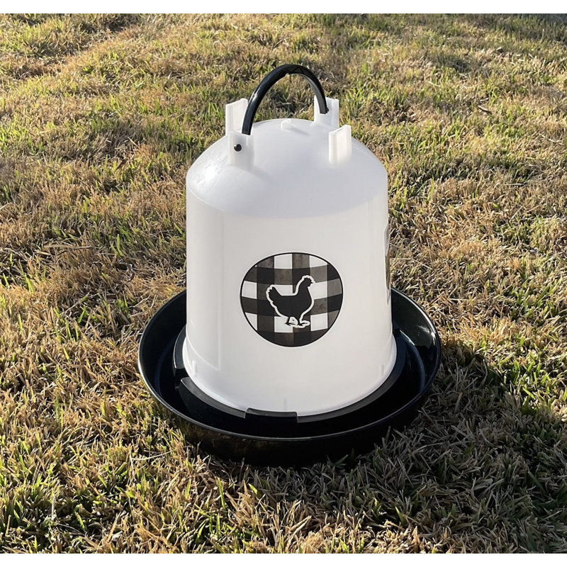 Abreuvoir à poulet 1,5 gallons - noir, 1,5 gallons, Noir