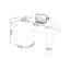 Bureau blanc créatif en forme de mangue avec armoire-1834613910-1834613909