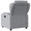 Fauteuil inclinable de massage en tissu vidaXL, dossier et repose-pieds réglables-97814432