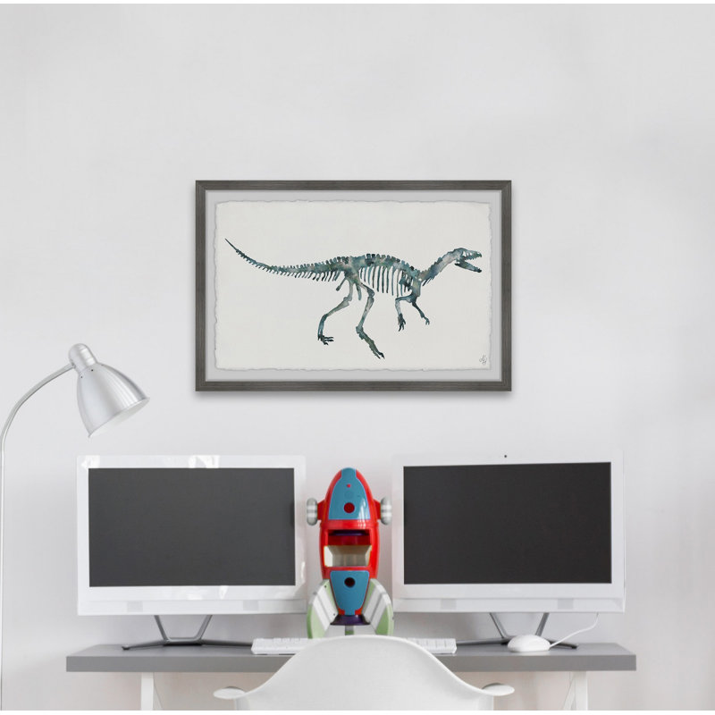 Ravindra «Skeleton», reproduction encadrée, H 8 po x l 12 po x P 1,5 po
