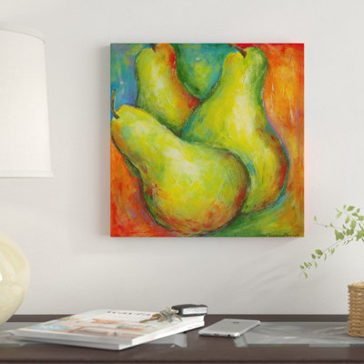 « abstract fruits i », reproduction d’impression sur toile tendue