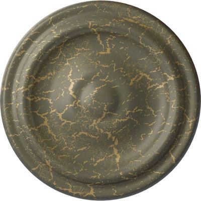 Endurathane Maria Ceiling Medallion, 9 5/8"OD x 1 1/8"P (Fits Canopies up to 1 3/4"), Hand-Painted Witch Hazel Crackle Finish