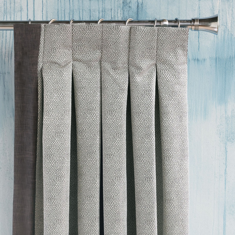 Zephyr Room Darkening Curtain Single Panel, 20" W x 96" L, Right