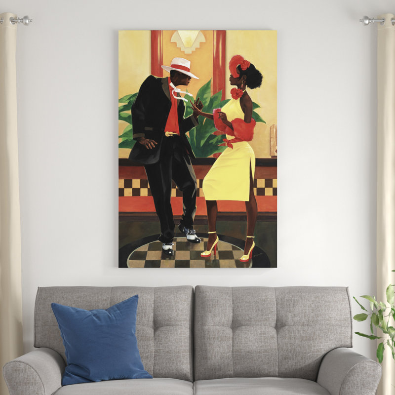 Night Out II, H 48 po x l 32 po x P 1,25 po