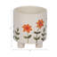 Sagebrook Home 6" Footed Hand Painted Planter, Multi