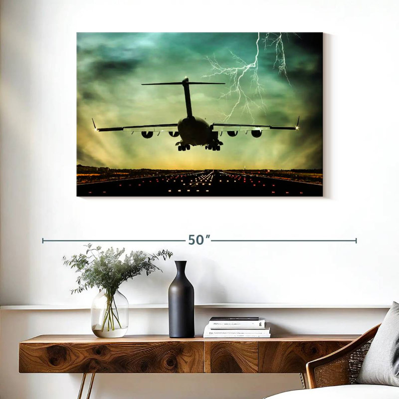 Mehar Last Flight Plane, 26" H x 39" W