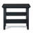 Acadian 14 Inch Solid Wood Transitional Narrow Side Table In Black (Set Of 2)-1119297997