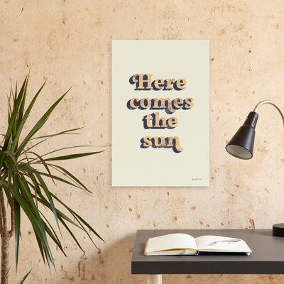 «Here Comes The Sun», art abstrait Rétro