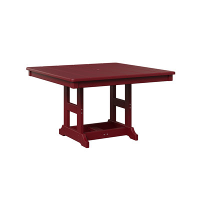 Table carrée berlinoise rouge tropicale 33 po Berlin Gardens