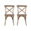 Chaise d'appoint en bois d'orme massif Bailes