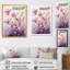 Corail coquelicot Meadows II - coquelicots, art mural-1352688098-1352688099