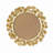 Leaf Round Wall Mirror 30.5"