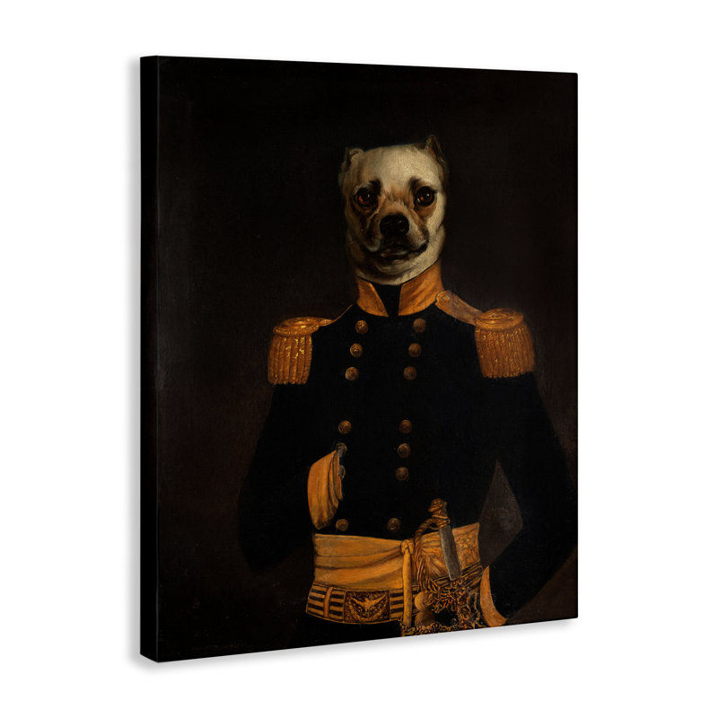 Art mural Colonial par Dog Designs, H 48 po x l 36 po
