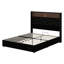 Lit tapissier en velours, lit plateforme à oreilles capitonné avec tête de lit moelleuse de 52 po de hauteur, port USB, veilleuse, tablette de rangement-1404910646-1404910644
