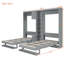 Lits simples escamotables doubles avec armoires et tablettes, lits muraux en bois peu encombrants, gris-291528952
