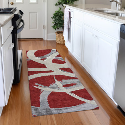 Premium Machine Washable Mayfield AMF1022 Circles Rug