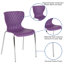 Chaise empilable en plastique Lowell-33980369-126594439