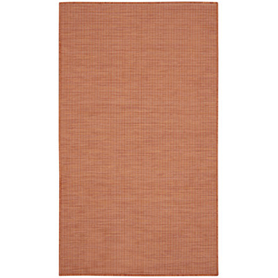 Tapis terre cuite moderne Agripina