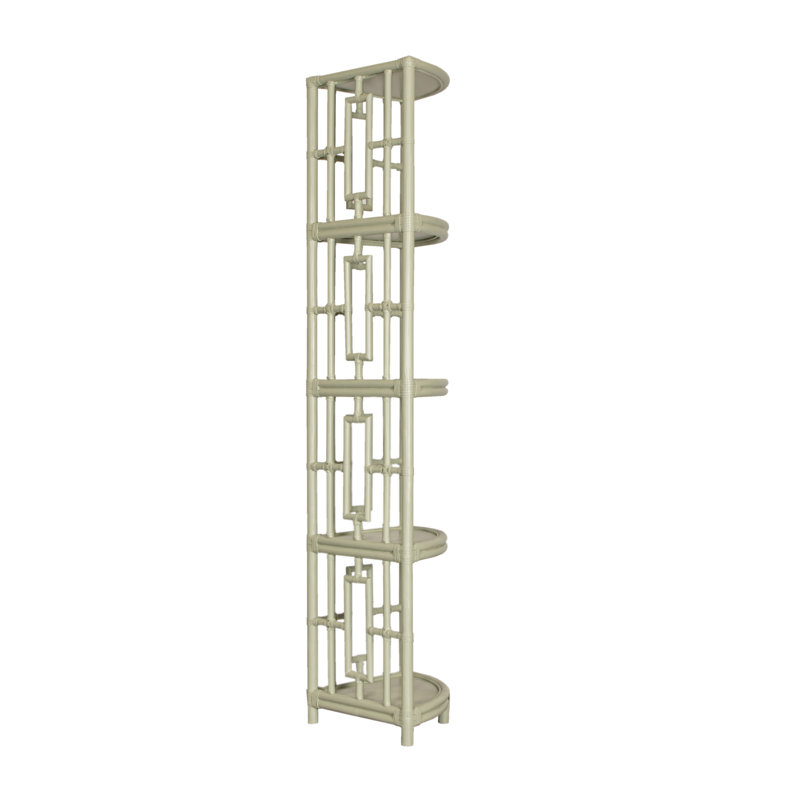 Manley Corner Bookcase, Celery Green