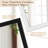 Rectangular Decorative Wall Mirror With Statement Deep Frame, HD Tempered Glass Vanity Mirror For Bathroom, Entryway, Or Bedroom-872761204-872761206