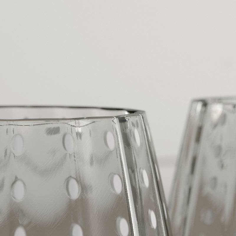 Delleker 18oz. Handmade Wine Glass Set, Clear