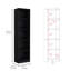 Black 3 Living Room Bookcase Grouping - Versatile Organization 3 In Elegant Shelf Space