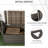 27 Gallon Patio Storage Bench, Red, With Handles And Cushion, Outdoor Pe For A Stylish Setting Red Bench Made Of Cozy