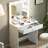 Vanity Desk With Mirror And Lights, Dressing Table With Large Drawer, 1 Level Storage Dresser & 3 Lighting Modes Adjustable Brightness-1632863890