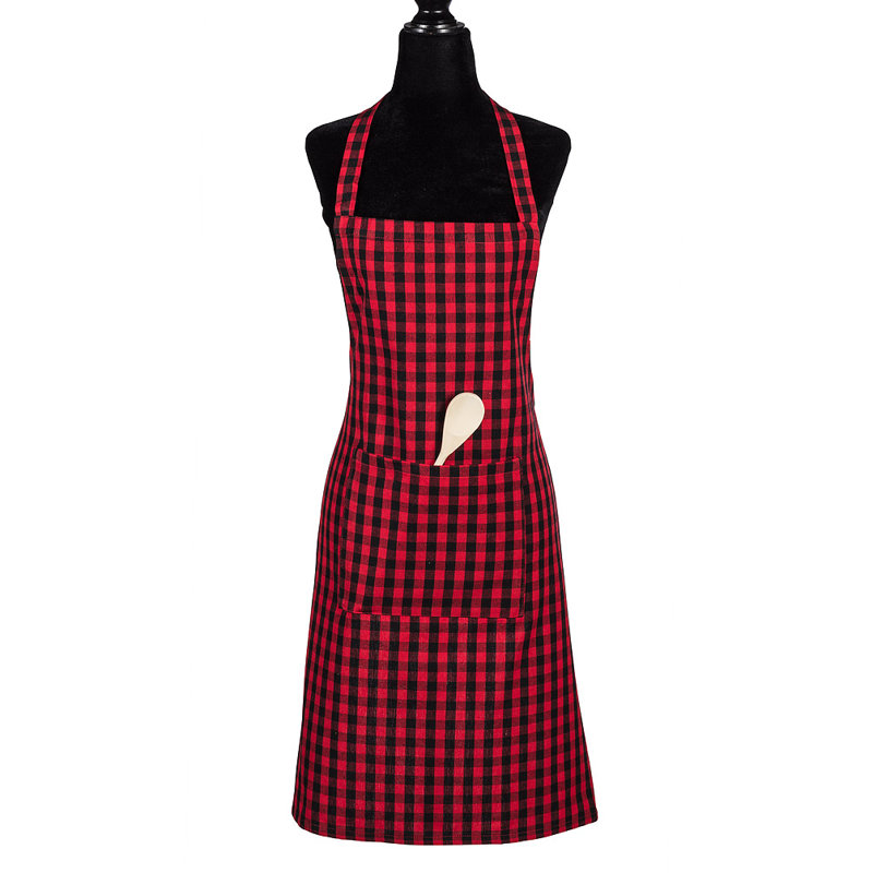 Checkered Bib Apron