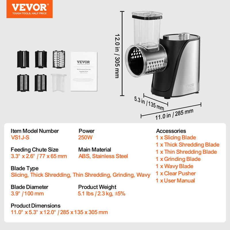VEVOR Stainless Steel Slicer