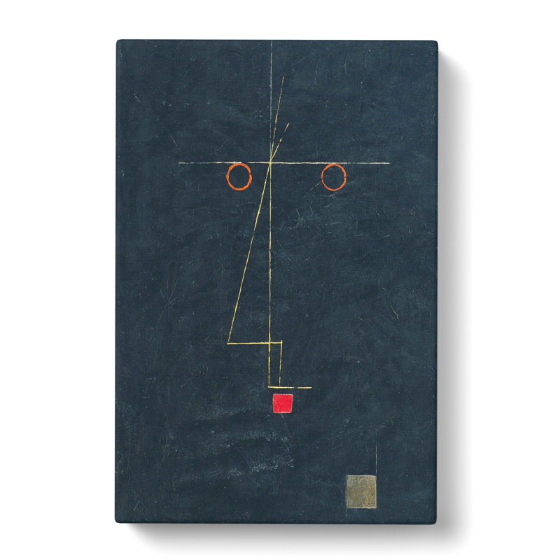 Portrait Of An Artist by Paul Klee - Wrapped Canvas Print, 60cm H x 40cm W x 3cm D