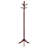 Merlot Coat Rack with Twisted Post