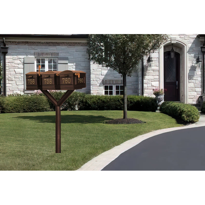 Penfield 72.375'' H Multi-Mount Post, Bronze