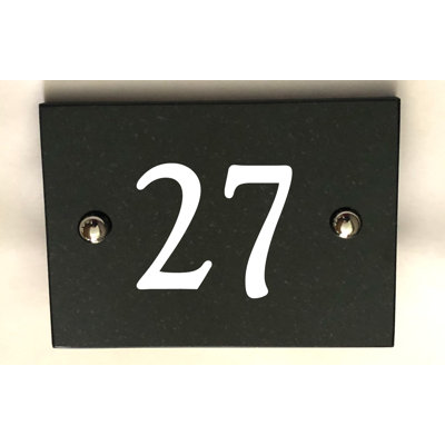 Brumby 10cm H Reflective Stone House Number