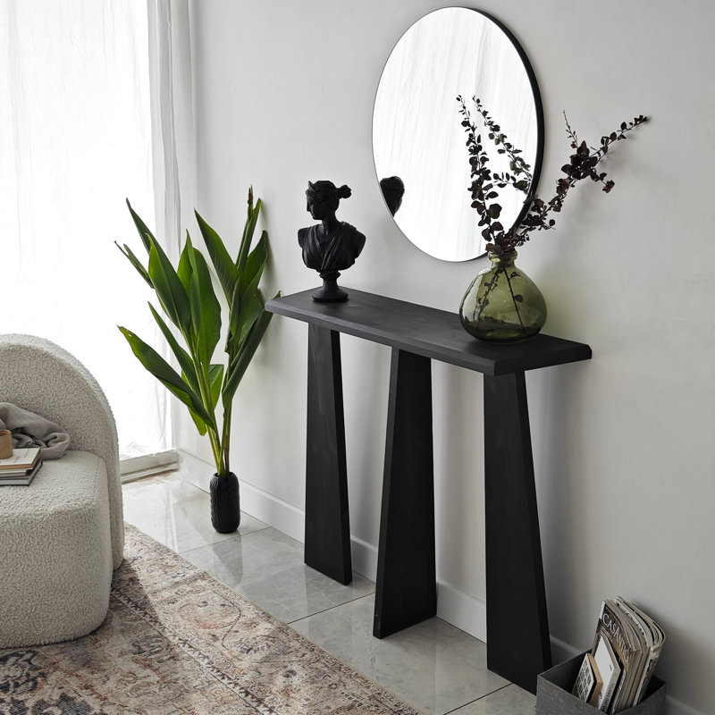 Oded 100cm Console Table, Anthracite