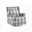 Fauteuil coulissant en tissu avec pivot